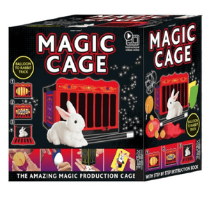 Magic Cage Trick Set With Online Video & Book Instructions