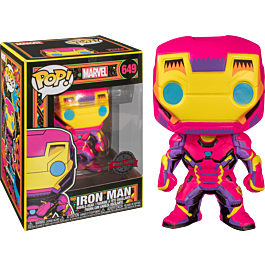 Marvel Comics Iron Man Black Light US Exclusive Pop! 649 Vinyl