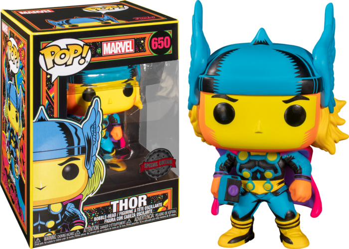 Marvel Comics Thor Black Light US Exclusive Pop! 650 Vinyl