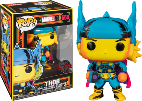 Marvel Comics Thor Black Light US Exclusive Pop! 650 Vinyl