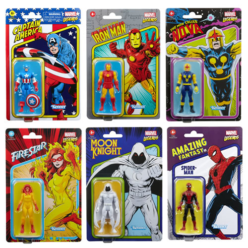 Marvel Legends Retro 375 Collection 3 3/4 Inch Action Figure Wave 7 5L ...