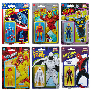 Marvel Legends Retro 375 Collection 3 3/4 Inch Action Figure Wave 7 5L06 Assorted Characters Available
