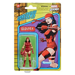 Marvel Legends Retro 375 Collection Daredevil Elektra 3 3/4 Inch Action Figure