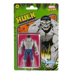 Marvel Legends Retro 375 Collection The Incredible Hulk Grey Hulk 3 3/4 Inch Action Figure