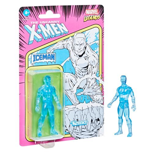 Marvel Legends Retro 375 Collection The Uncanny X-Men Iceman 3 3/4 Inch Action Figure