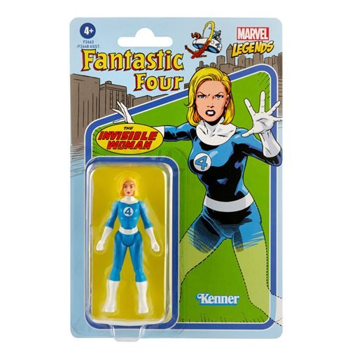 Marvel Legends Retro 375 Collection Fantastic Four Invisible Woman 3 3/4 Inch Action Figure