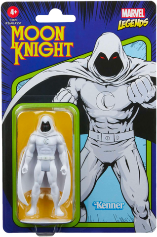 Marvel Legends Retro 375 Collection Moon Knight 3 3/4 Inch Action Figure