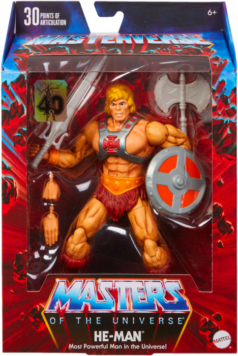 Masters Of The Universe Masterverse He-Man 40th Anniversary Action Figure