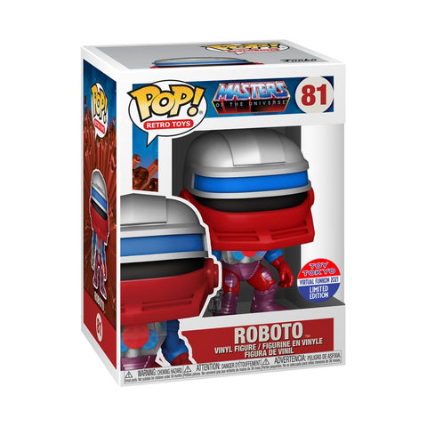 Masters Of The Universe Roboto SDCC 2021 US Exclusive Pop! 81 Vinyl