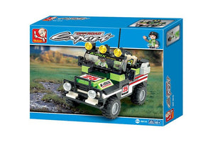 OFFROAD EXPERT GREENWOOD CAR JEEP 164 PCS M38-B0135 BUILDING BLOCKS