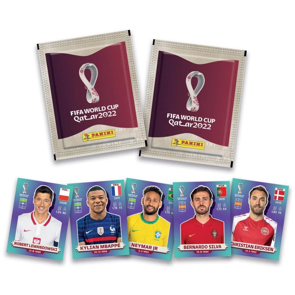 (1) FIFA World popular Cup Qatar 2022 50 BOX Sticker pack