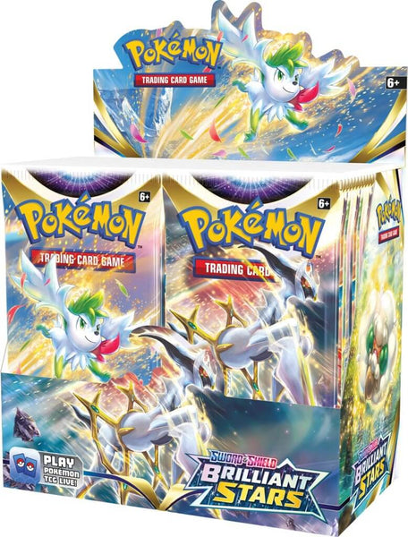 Pokemon TCG Sword And Shield Brilliant Stars Booster Box Factory Sealed