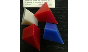 Pyramid 4 Piece Puzzle 2.5cm Per Piece