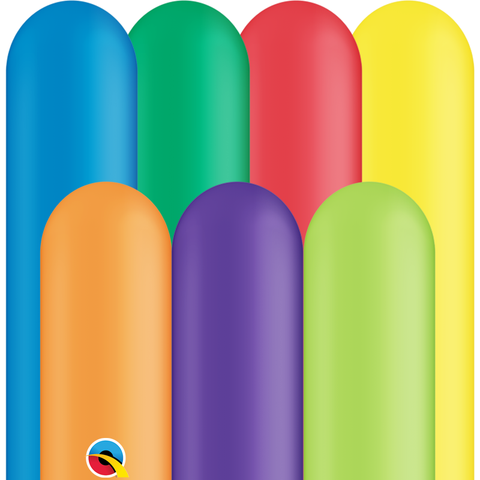 Balloons Qualatex 250 PCS 260Q Carnival Assorted