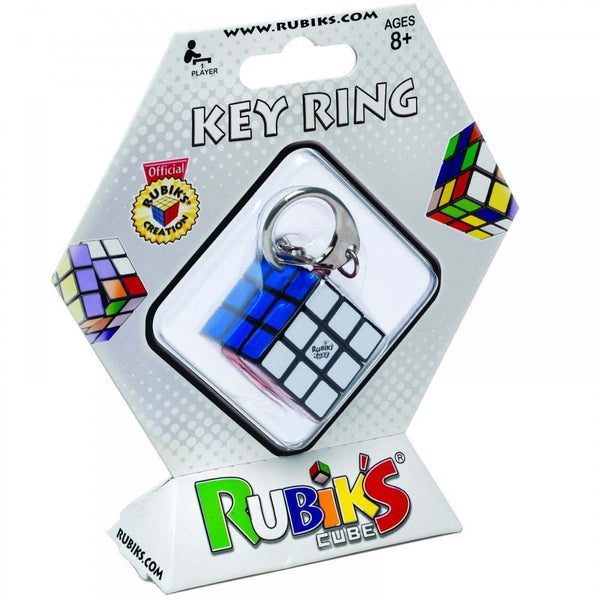 Rubik's Cube Key Chain 3 X 3 Six Sided Puzzle