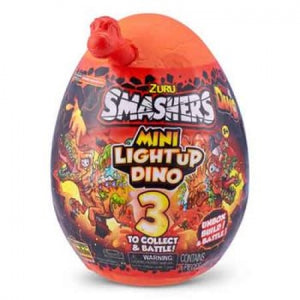 Zuru Smashers Mini Light Up Dino Egg Assorted