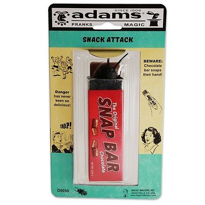 Snack Attack Snap Chocolate Bar Cockroach Gag