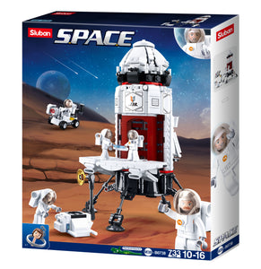 SPACE ROCKET BASE 733 PCS M38-B0738 BUILDING BLOCKS