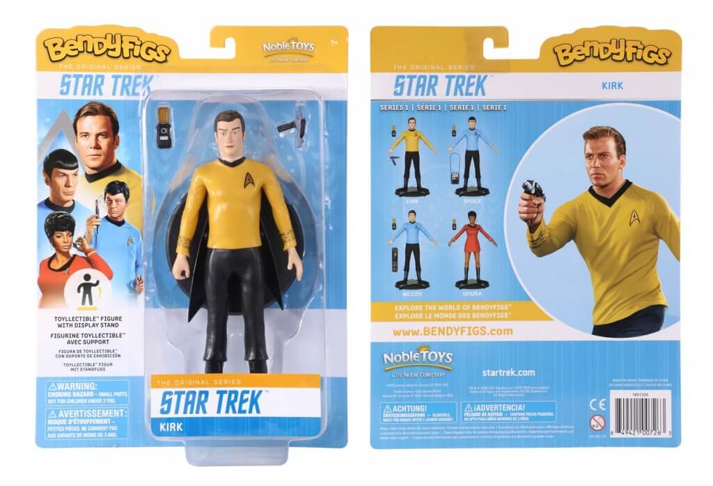 Star Trek Kirk 7.5" Bendy Figure