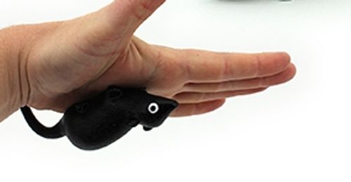 Sticky Black Mouse 16cm