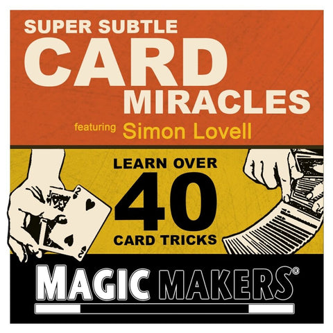 Super Subtle Card Miracles Over 40 Card Tricks DVD By Simon Lovell