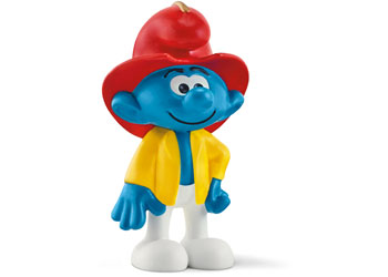 Fireman Smurf Figure