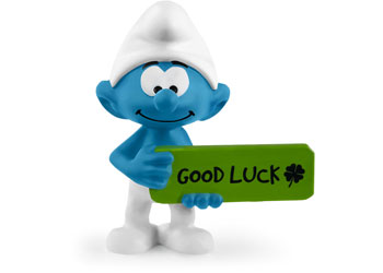 Good Luck Smurf Figure