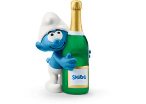 Smurf With Bottle Figure