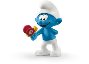 Smurf With Butterfly Figure