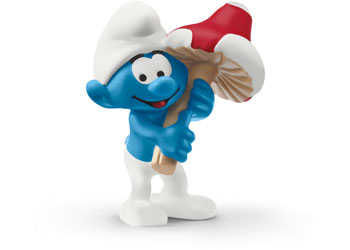 Smurf With Good Luck Charm Figure