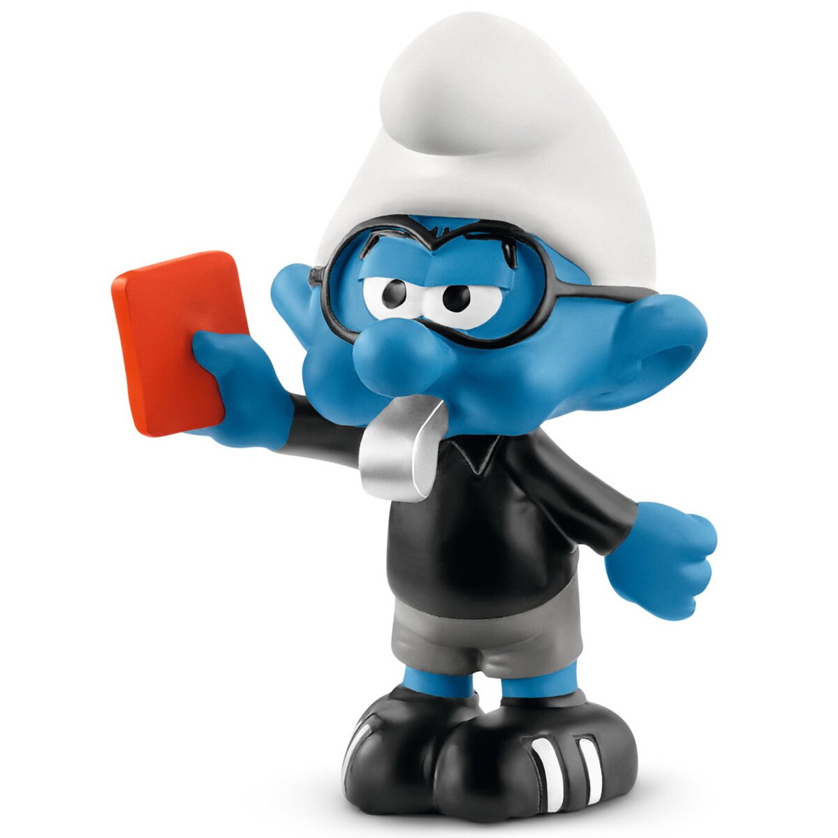 Soccer Smurf Referee Figure