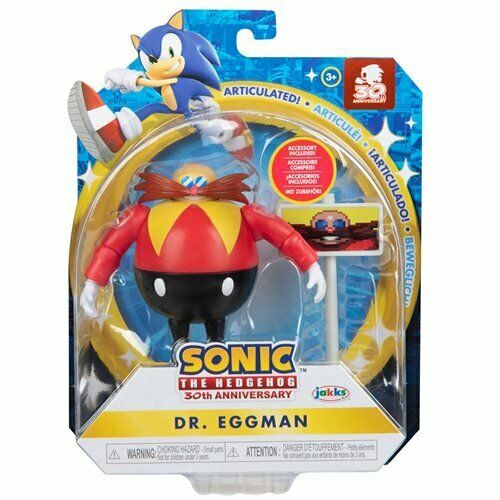 Sonic The Hedgehog 4 Inch Action Figure With Accessory Wave 5 1 Piece Assorted Characters Available