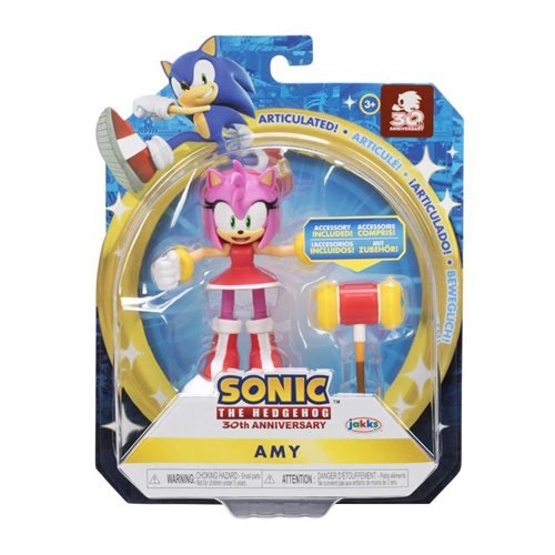 Sonic The Hedgehog 4 Inch Action Figure With Accessory Wave 6 One Piece Assorted Characters Available