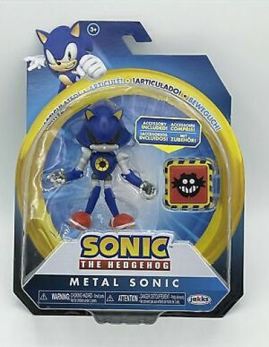 Sonic The Hedgehog 4 Inch Action Figure With Accessory Wave 4.5 1 Piece Assorted Characters Available