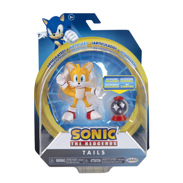 Sonic The Hedgehog 4 Inch Action Figure With Accessory Wave 4.5 One Piece Assorted Characters Available