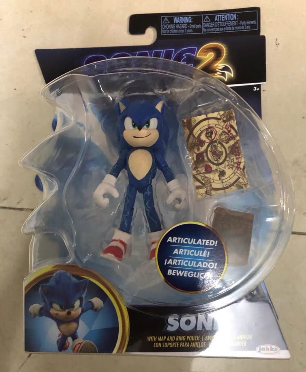 Sonic The Hedgehog 2 Movie 4 Inch Action Figure With Accessory Wave 2 One Piece Assorted Characters Available