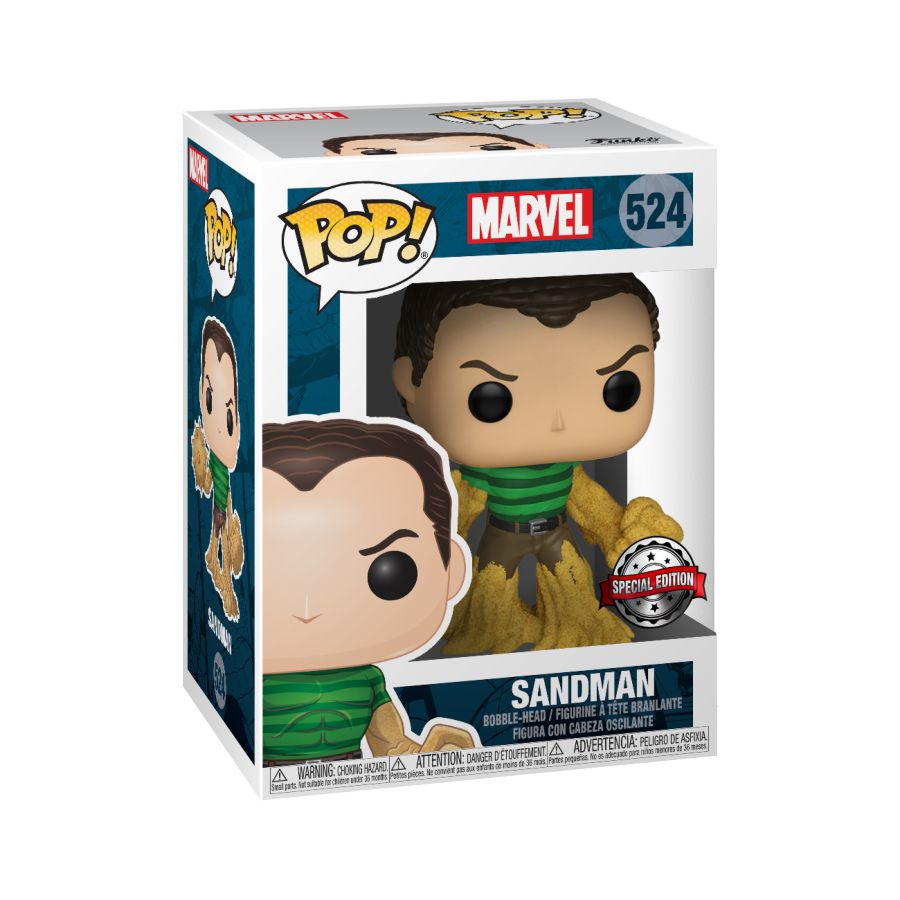 Spider-Man Sandman US Exclusive Pop! 524 Vinyl