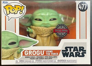 Star Wars Across the Galaxy Grogu using the Force US Exclusive Pop! 477 Vinyl