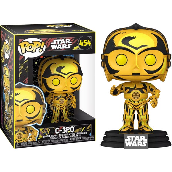 Star Wars C-3PO Retro Series US Exclusive Pop! 454 Vinyl