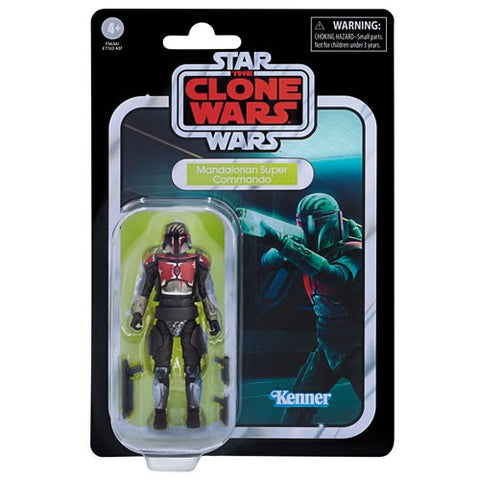 Star Wars The Clone Wars The Vintage Collection Mandalorian Super Commando 3 3/4" Action Figure