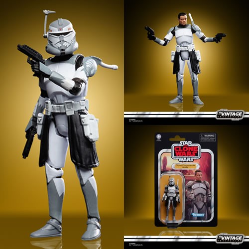 Star Wars The Vintage Collection The Clone Wars Clone Commander Wolffe 3 3/4 Inch Action Figure