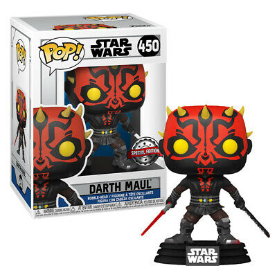 Star Wars The Clone Wars Darth Maul with Two Lightsabers US Exclusive Pop! 450 Vinyl