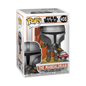 Star Wars The Mandalorian Flying US Exclusive Pop! 408 Vinyl