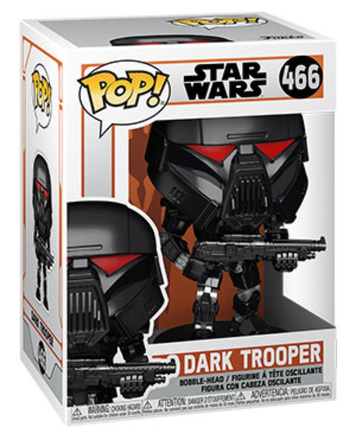 Star Wars The Mandalorian Dark Trooper Pop! 466 Vinyl