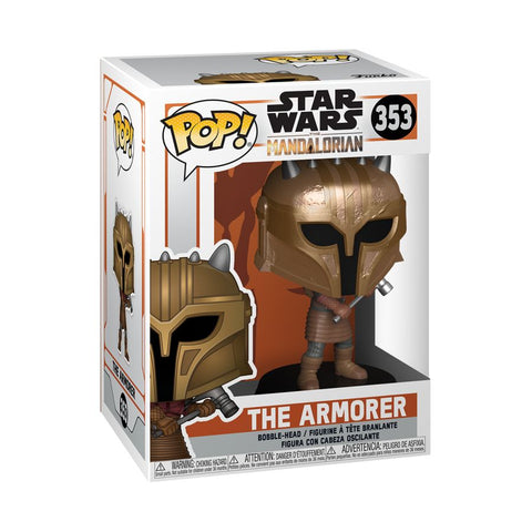 Star Wars The Mandalorian The Armorer Metallic Pop! 353 Vinyl