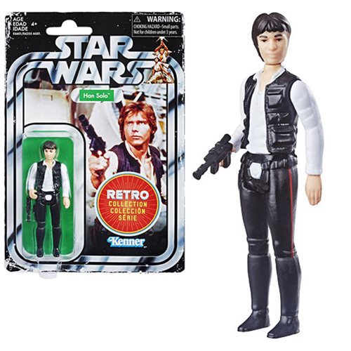 Star Wars The Retro Collection E4 A New Hope Han Solo 3 3/4 Inch Action Figure