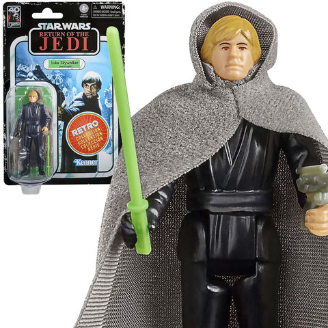 Star Wars The Retro Collection Luke Skywalker Jedi Knight 3 3/4" Action Figure