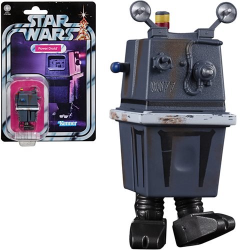 Star Wars The Vintage Collection Power Droid 3 3/4" Action Figure - MINOR CREASING TO THE PACKAGING CARD