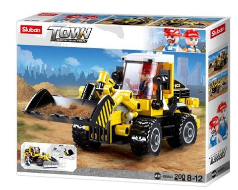 TOWN CONSTRUCTION DOZER PLOW 200 PCS M38-B0803 BUILDING BLOCKS