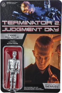 Terminator 2: Judgement Day T1000 Final Battle Metal Form ReAction Figure 3 3/4"